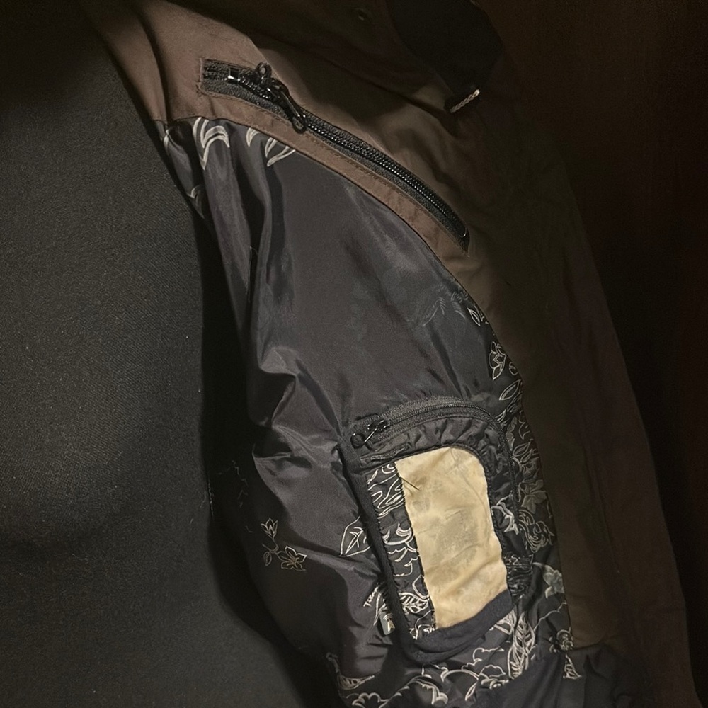 Dark Brown Columbia Titanium 550 Waterproof Down Jacket w/ Faux Fur Hood - Picture 7 of 7
